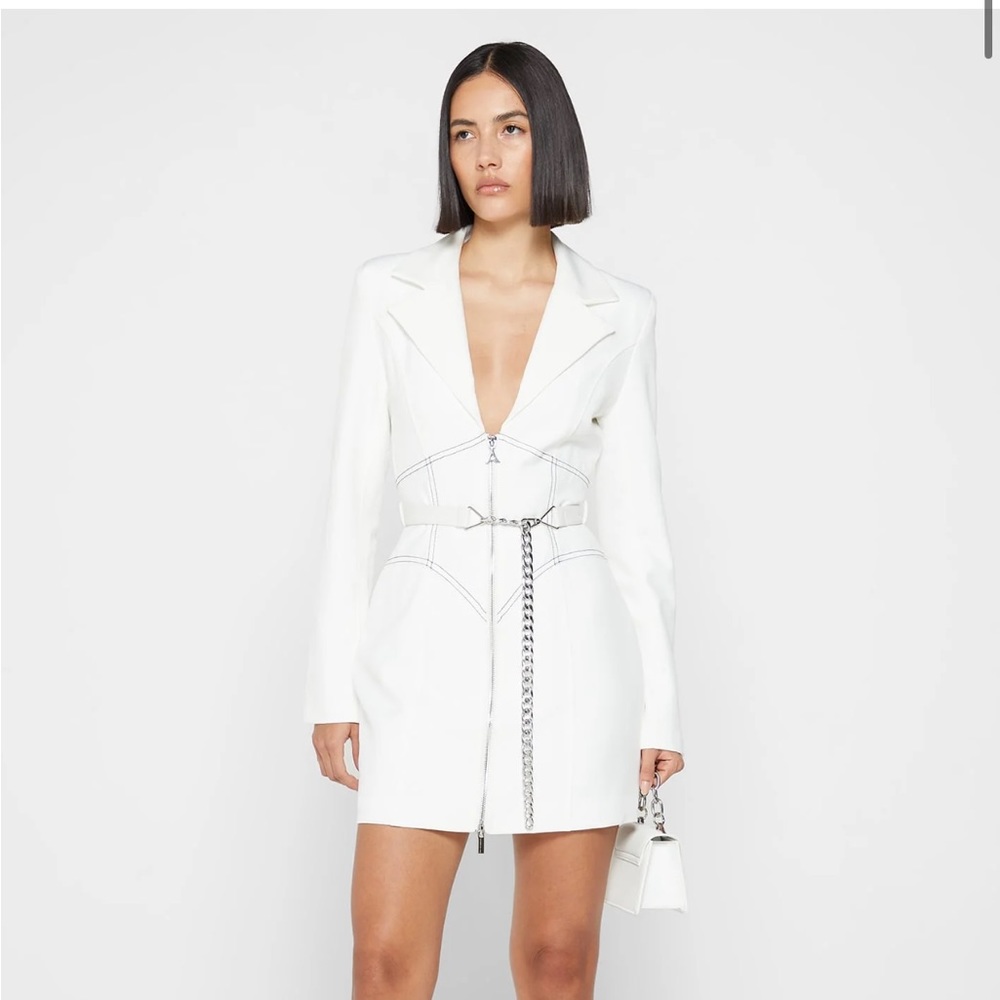 🖤MANIERE DE VOIR CORSET BLAZER DRESS W CHAIN
